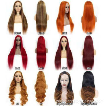 ombre straight lace front raw indian wigs vendors , lace wig glue private label accept,vigin Indian 13*4 lace forntal wig